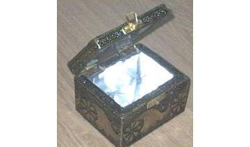 Box in Oxidised Brass and Copper