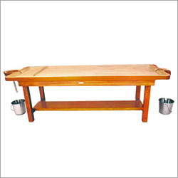 Traditional Massage Cum Shirodhara Table (Wooden) - Age Group: For Adults