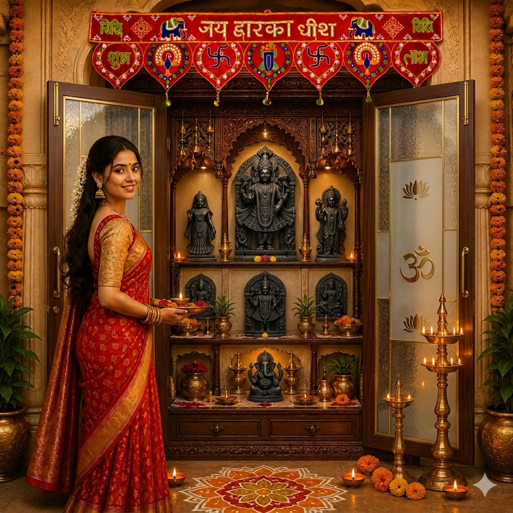 KRISHNA HANDLOOM Colorful Embroidery Toran for Main Gate  A 7