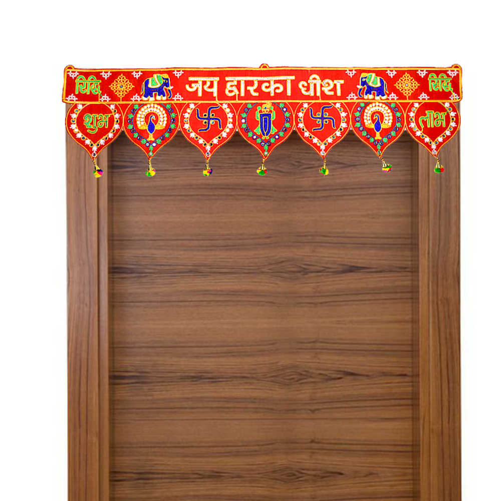 KRISHNA HANDLOOM Fancy Hanging Toran for Festival Decor  A 8