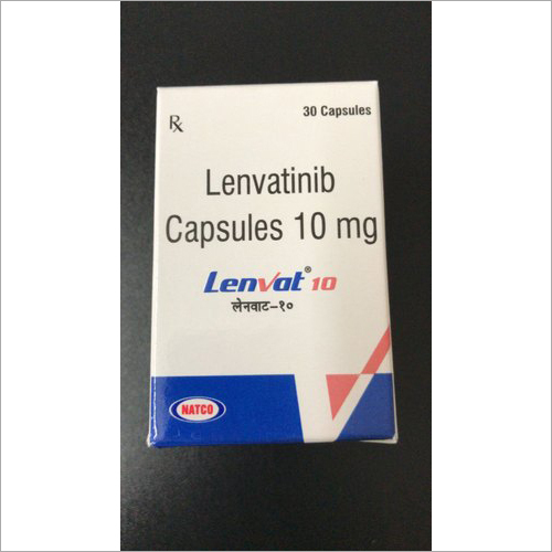 Lenvat Lenvatinib 10mg Capsule, Thyroid, Liver & Kidney Cancer Treatment Medicine