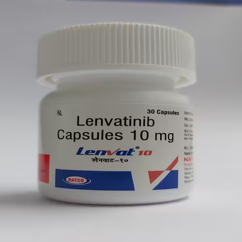 Lenvat Lenvatinib 10mg Capsule, Thyroid, Liver & Kidney Cancer Treatment Medicine