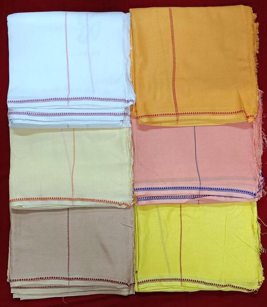 Traditional Cotton Dhoti Set