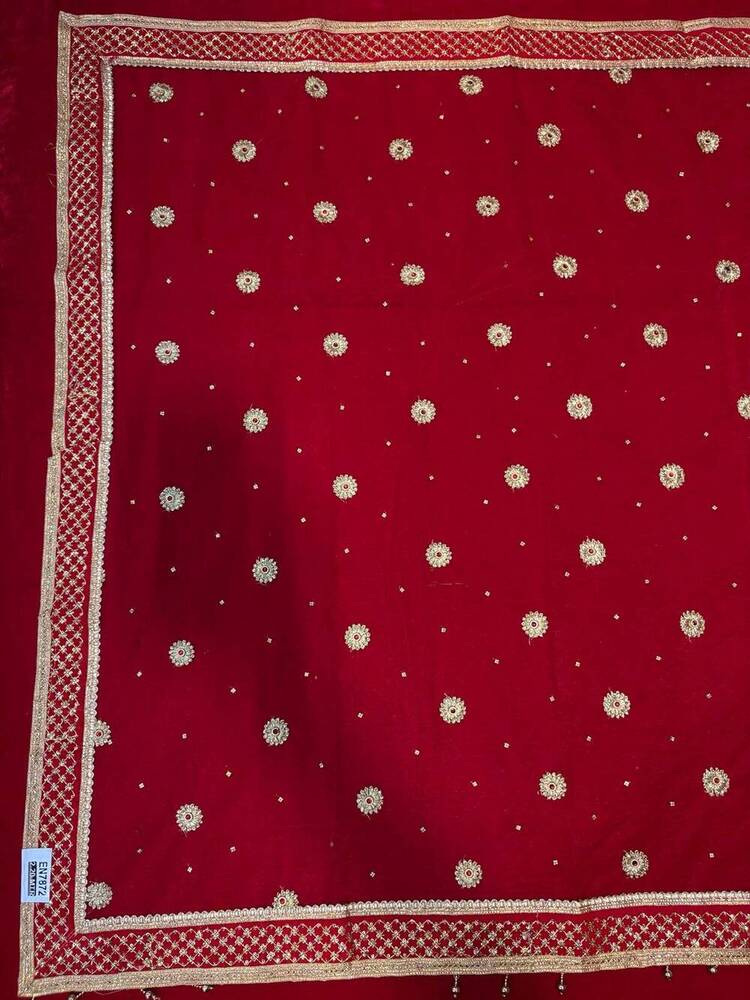 Embroidery Stone Work Bridal Dupatta