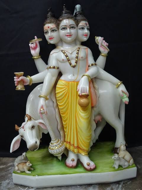 Marble Dattatreya Statues
