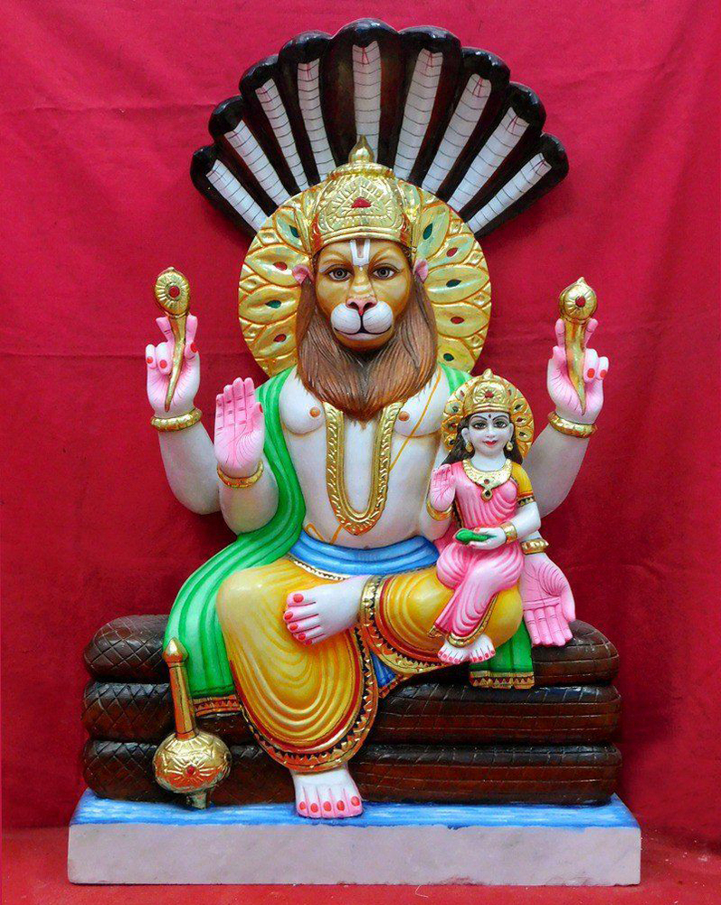 Marble Earth Narsingh Bhagwan Ji Murti