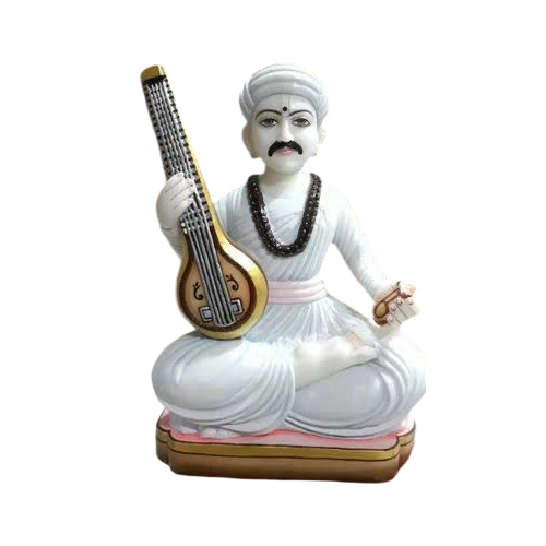 Sant Tukaram Marble Statue