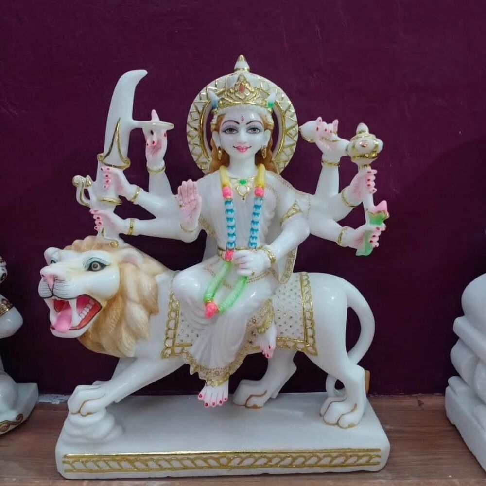 Premium Grade Vietnam Marble Durga Maa Statue