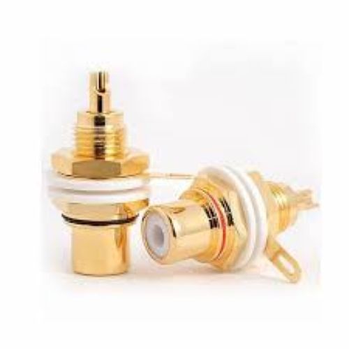 RCA Socket Gold Plated Panel Mount