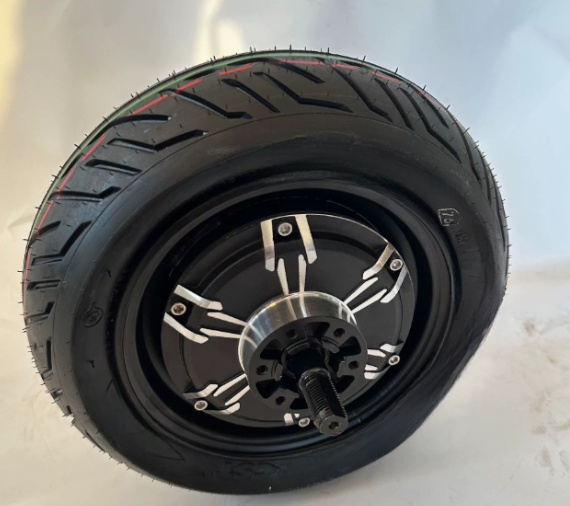 10-inch 2KW Ebike Motor High-Power DC Brushless Hub Motor with Vacuum Tire for Electric Scooter