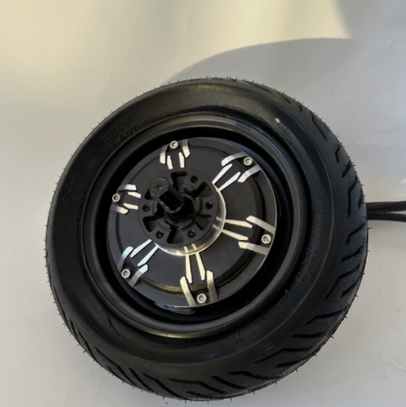 10-inch 2KW Ebike Motor High-Power DC Brushless Hub Motor with Vacuum Tire for Electric Scooter