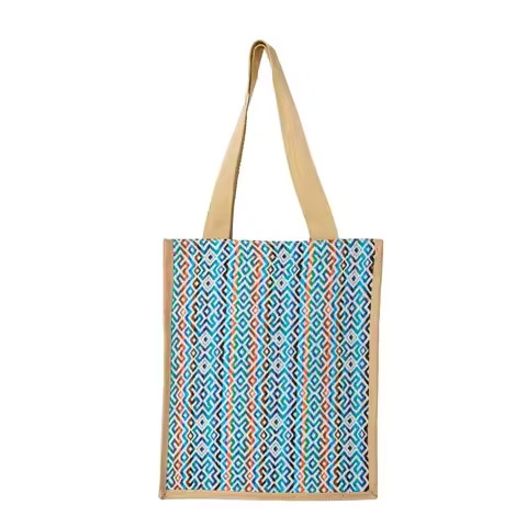 Indian Manufacture Jute Tote Bag Durable Shopping Bag for Farmers Market and Vegetable Carry Available at Factory Price