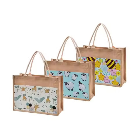 Most Demanded Jute Bag Eco Friendly Tote for Farmers Market Shopping Use Available at Affordable Price from India