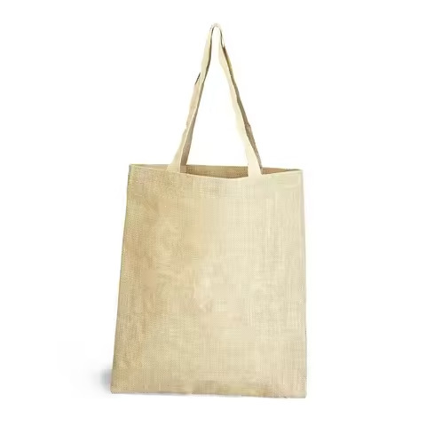 High on Demand Eco Friendly Geometric Pattern Jute Gift Bag for Shopping and Events Use Available at Factory Price.