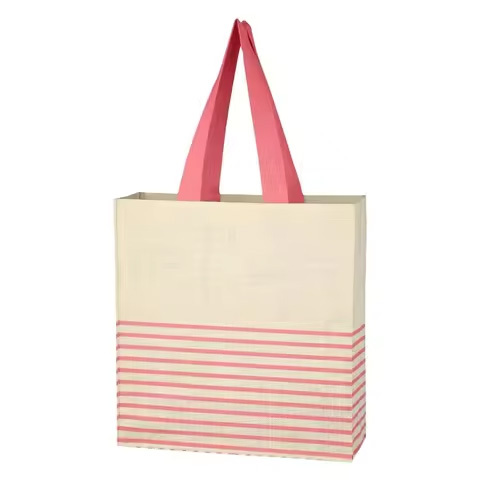 Indian Exporter Eco Friendly Geometric Jute Bag for Everyday Shopping and Market Use Available at Export Price