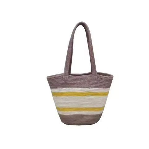 Best Selling Stylish Geometric Print Jute Shopping Bag for Supermarket and Daily Use Available at Factory Price