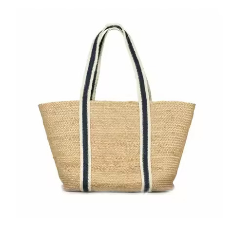 Hot Sale Natural Geometric Jute Bag Eco Friendly Shopping Tote for Sustainable Stores Available at Export Price