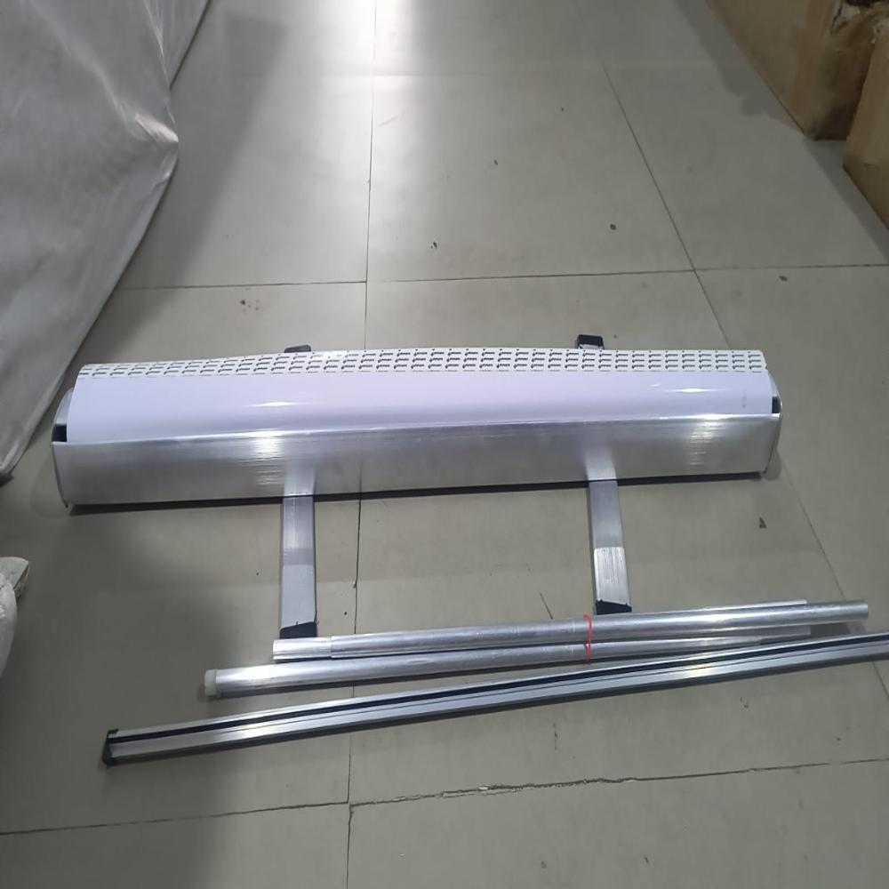Silver Rollup Standee