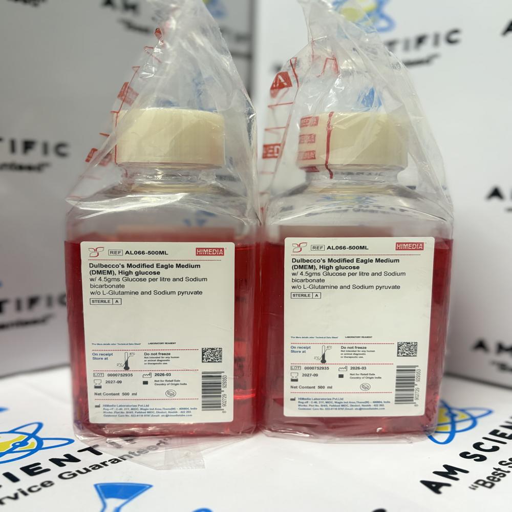 Dulbecco's Modified Eagle Medium (DMEM) High glucose Himedia 500ml