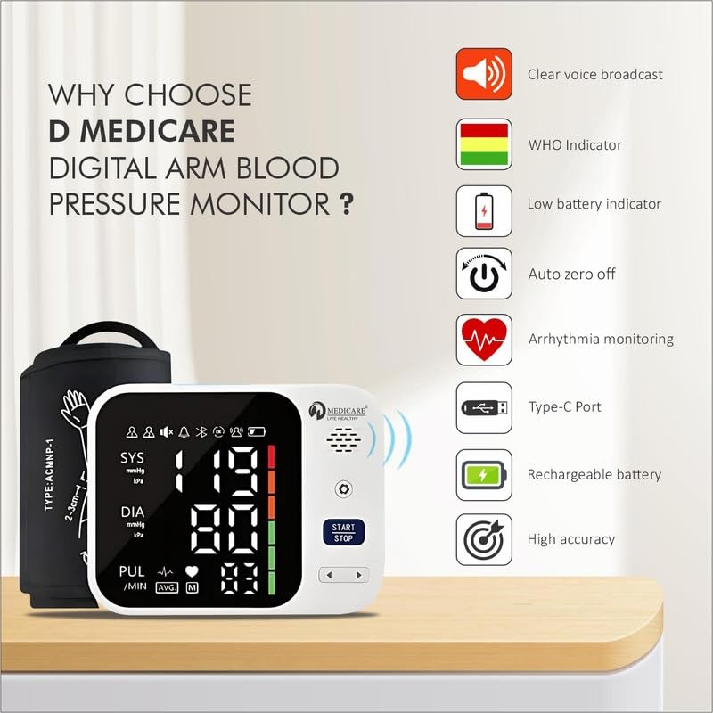 Rechargeable Bp Monitoring System
