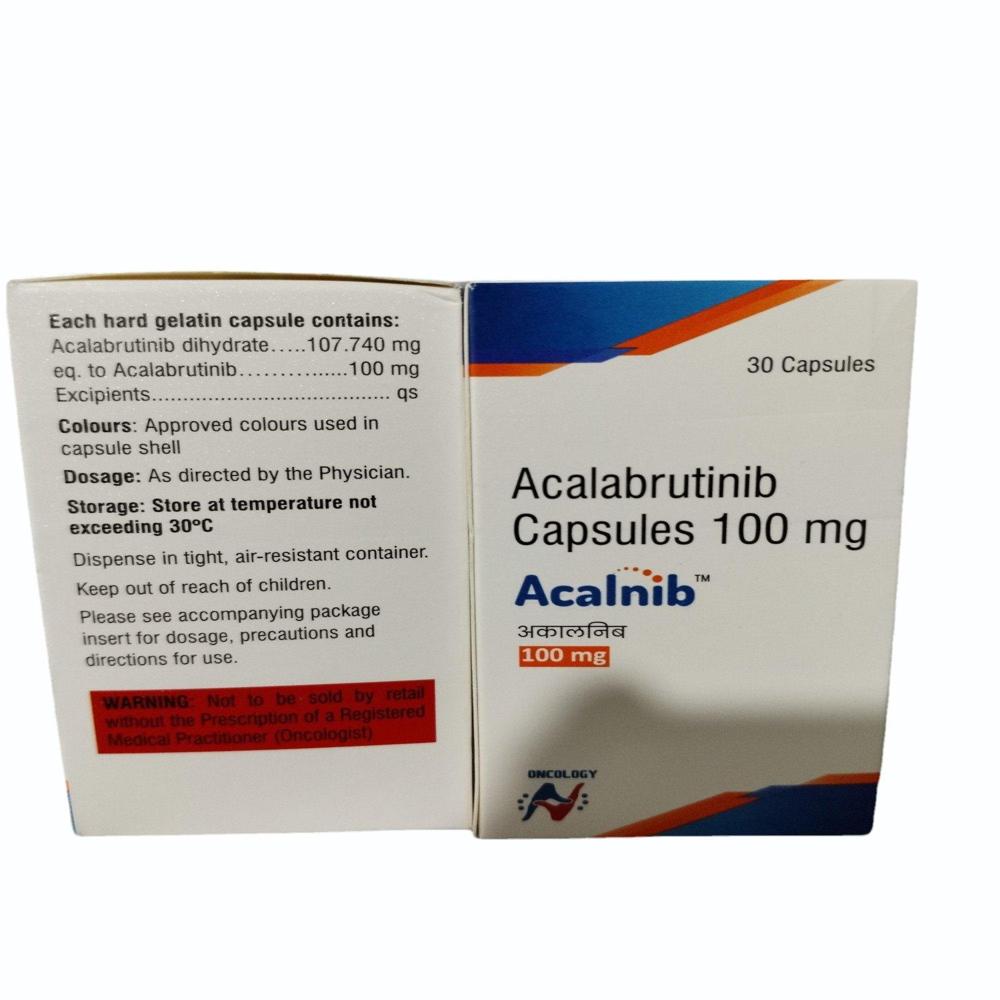 Acalnib Acalabrutinib 100mg Tablet, Oncology Anti-Cancer Medicine