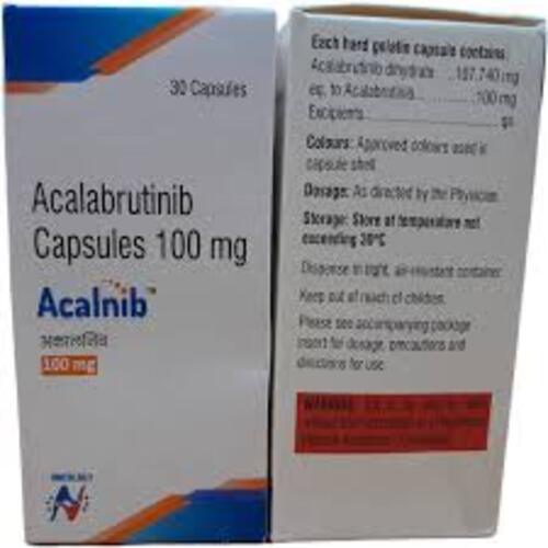 Acalnib Acalabrutinib 100mg Tablet, Oncology Anti-Cancer Medicine