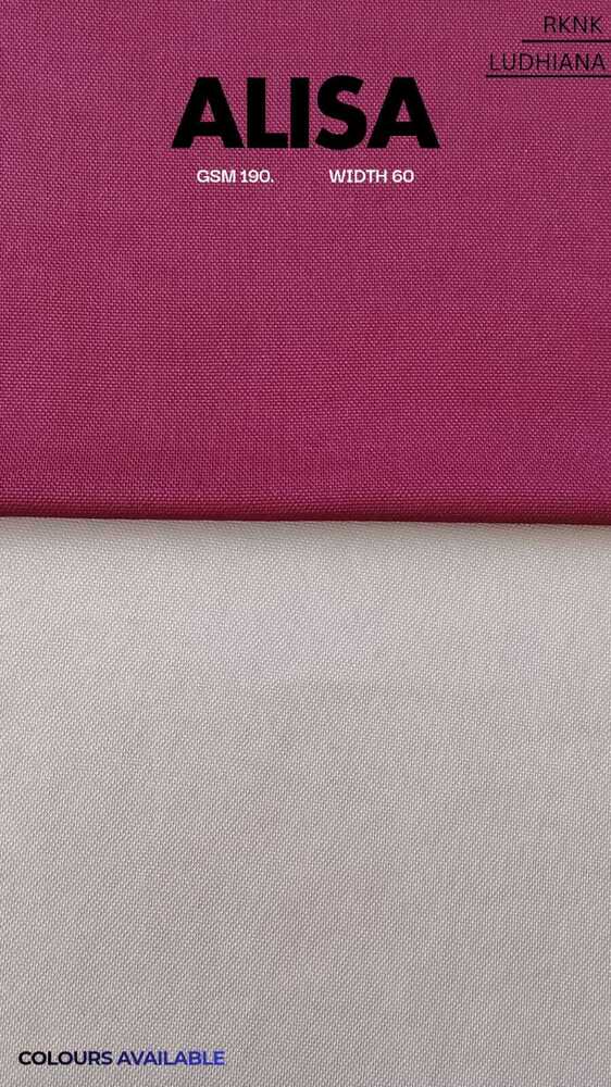 Alisha Fabric - Width: 60 Millimeter (Mm)