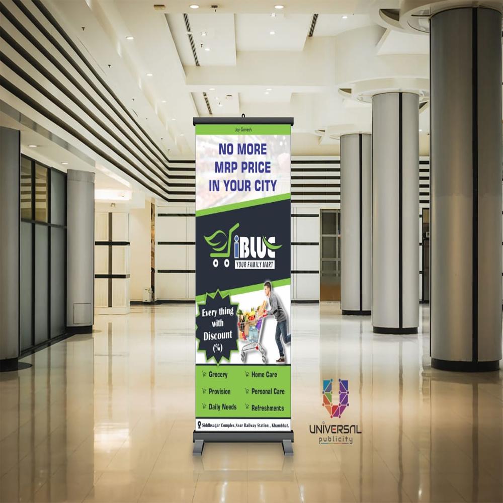 Premium Black Rollup Standee