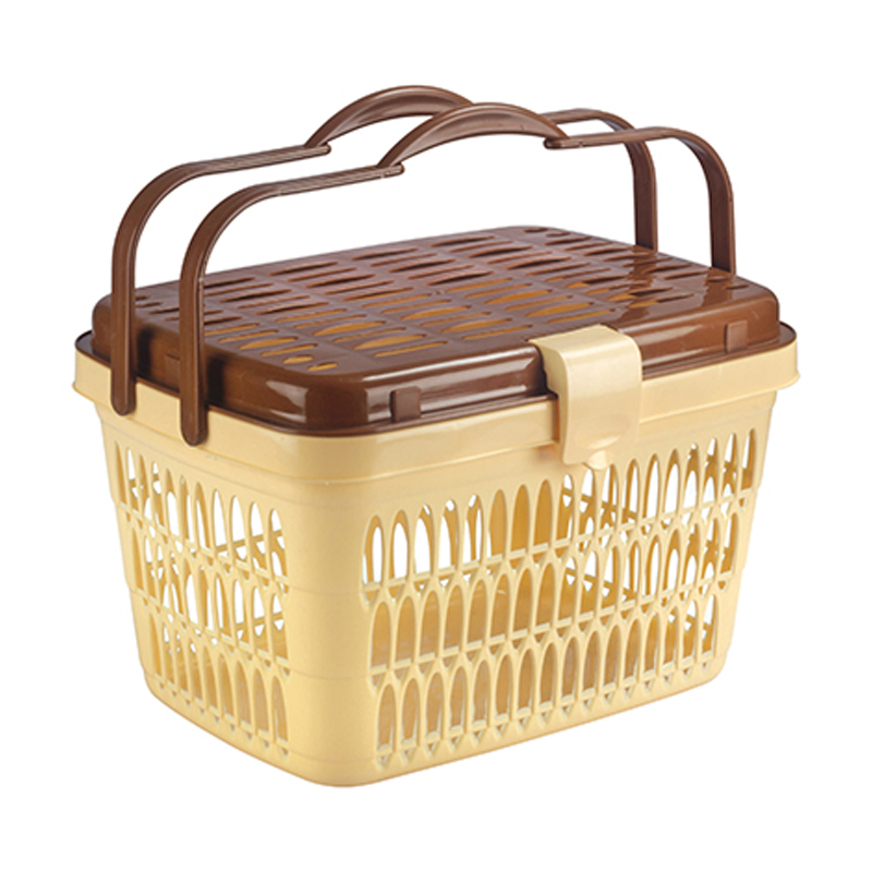 Plastic Valvet Basket With Lid