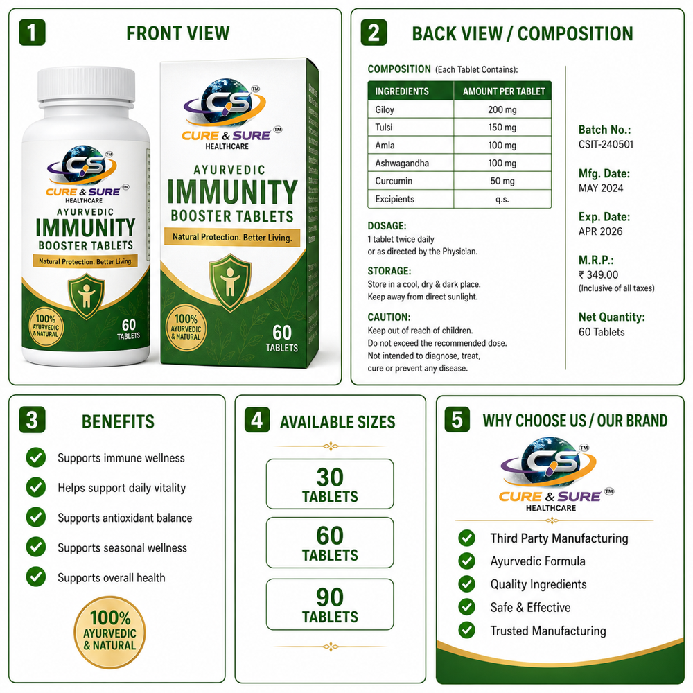 Ayurvedic immunity Booster Third Party Manufacturing