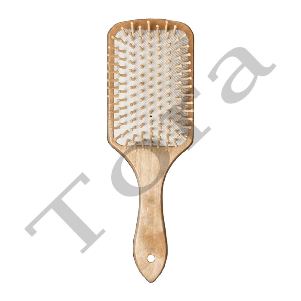 Tora Bamboo Hair Brush Export Quality Handmade (tcnc7048) - Age Group: All Ages