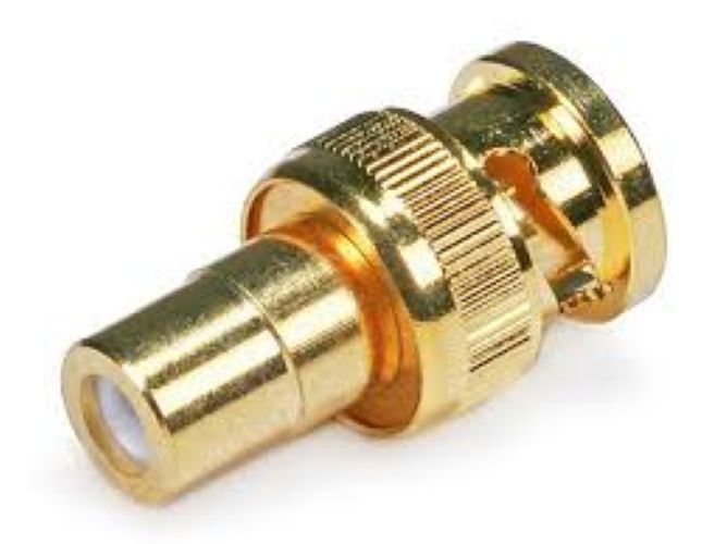 BNC To RCA Socket Coupler Gold Plated