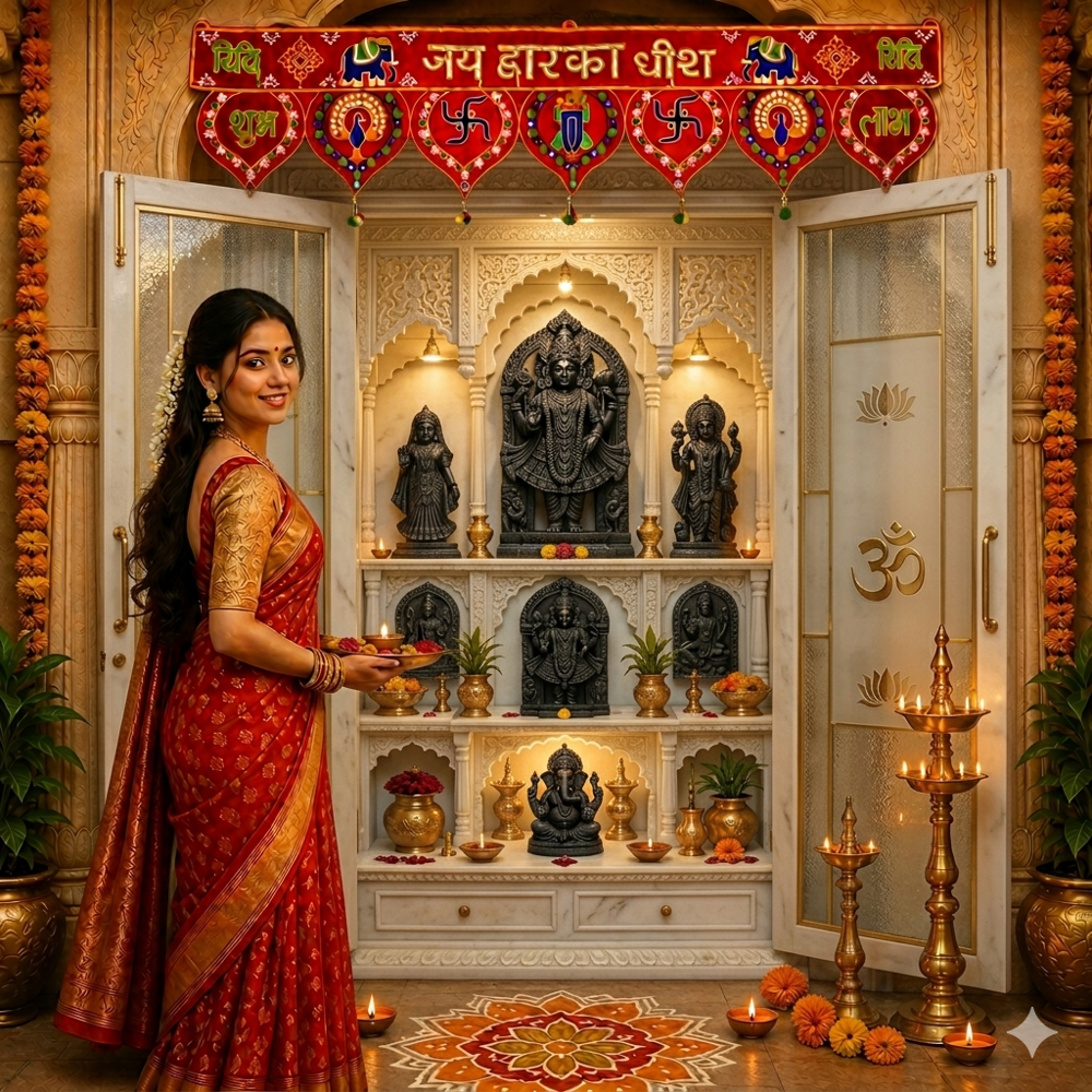 KRISHNA HANDLOOM Designer Home Decor Bandarwal A 15