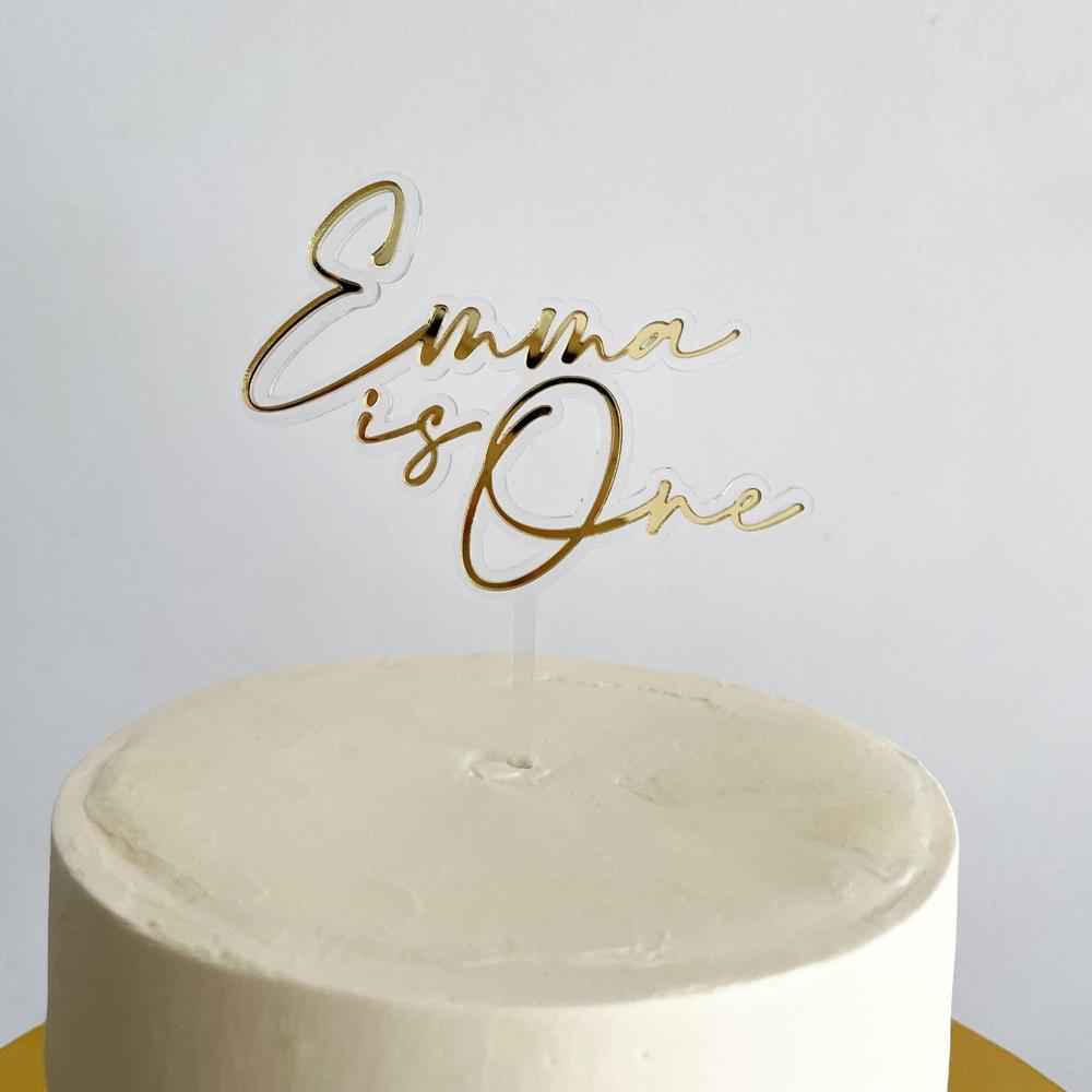 Customize Acrylic Cake Topper - Additional Ingredient: Not Applicable