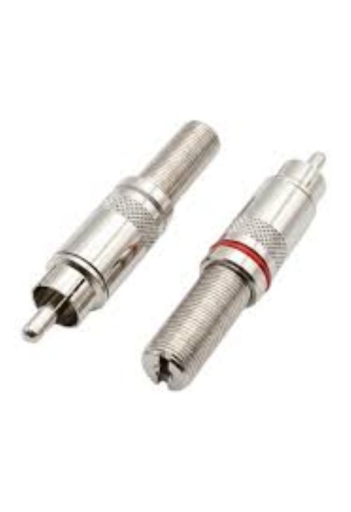Metal RCA Connector with Spring