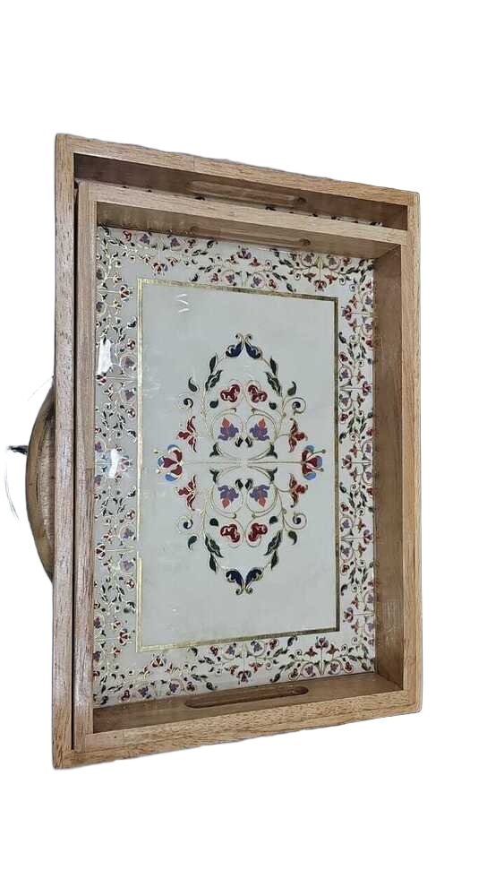 Floral Heritage Serving Tray