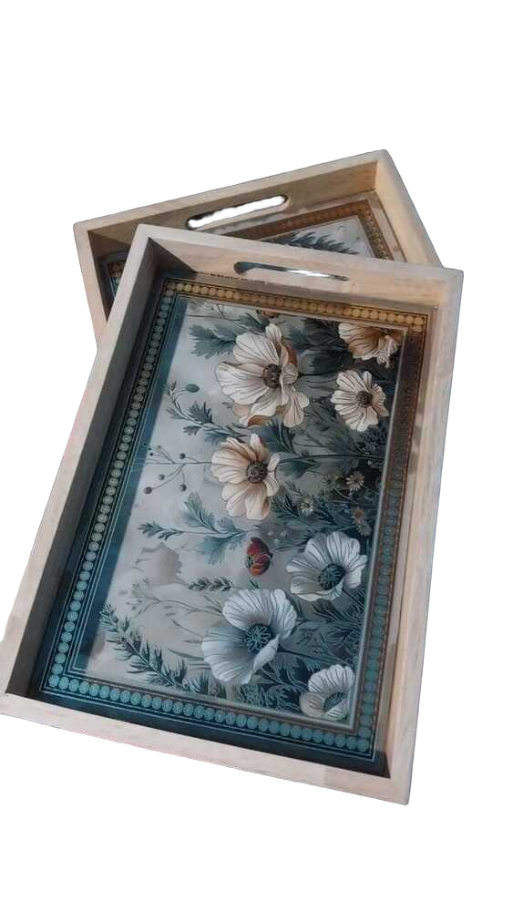 Botanical Bloom Serving Tray
