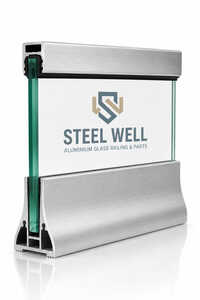 Aluminium Powder Coating Railing / Wooden Coated Aluminium Railing / Colour Coated Railing - Finishing: Mill Finished