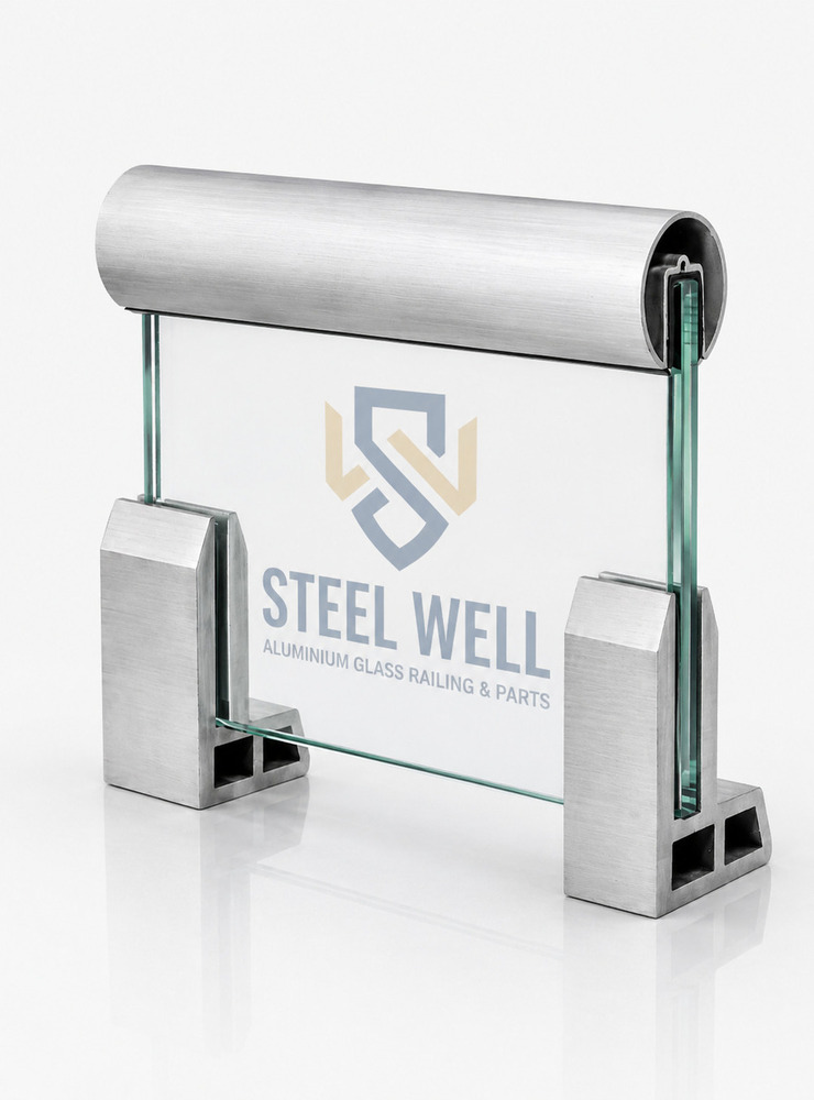 Aluminium Decorative Railing - Arm Length: 100 Mm (L Bracket)
