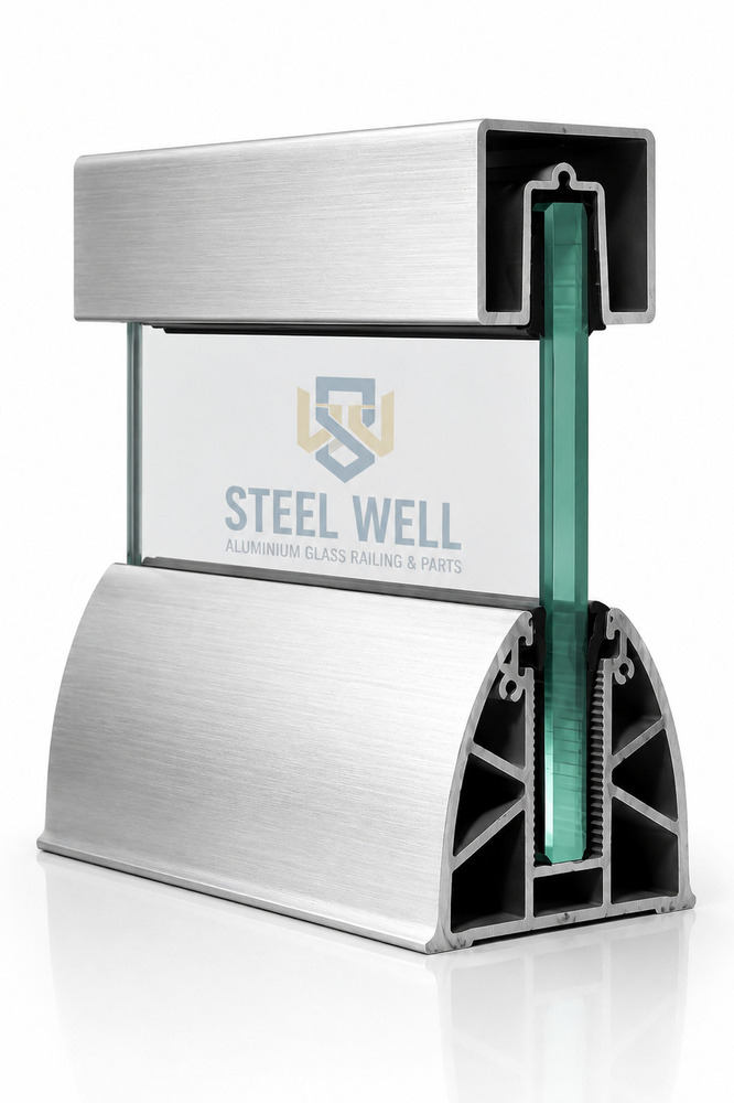 Aluminium Railing Rail Extrusion - Finishing: Mill Finished