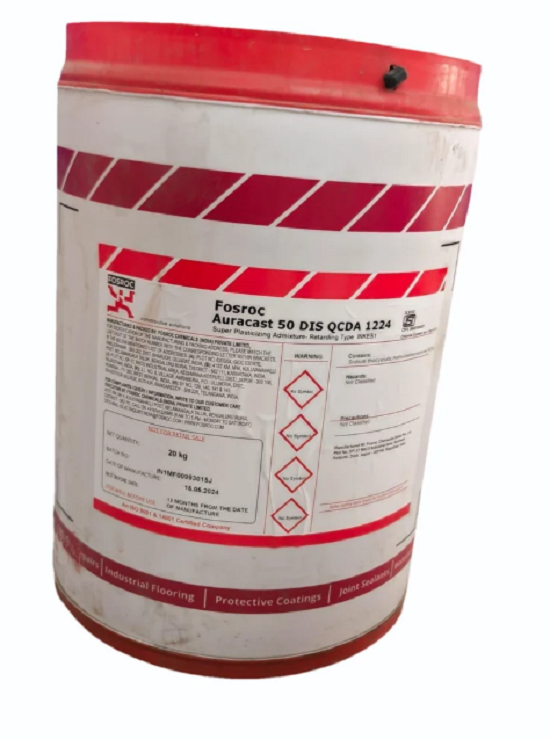 Fosroc Auracast 50 DIS QCDA 1224 Super Plasticizing Admixture
