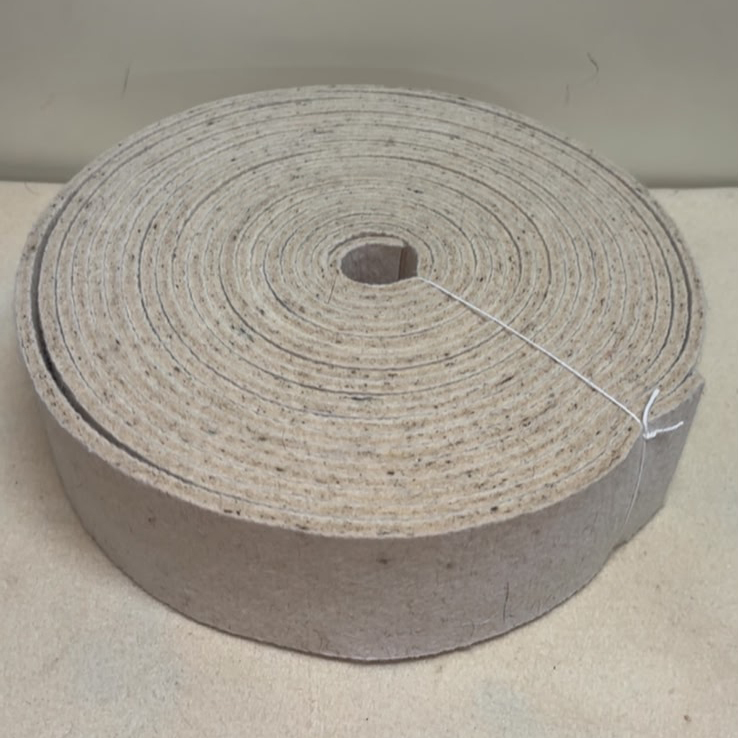 White Felt Strips