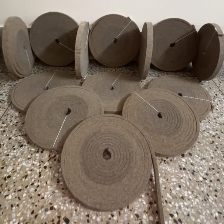 Grey Felt Strips