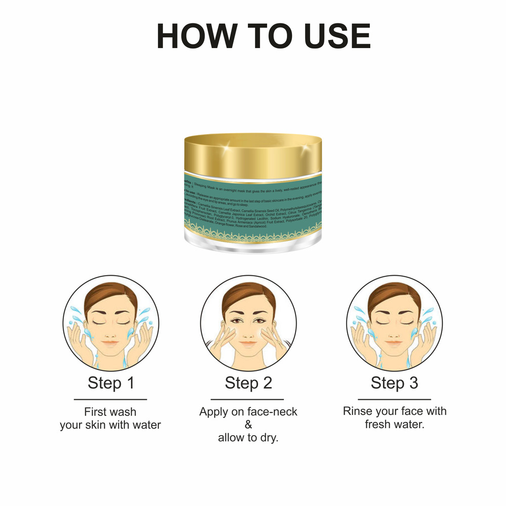 SLEEPING MASK-MARULA VITAMIN-E FM-05