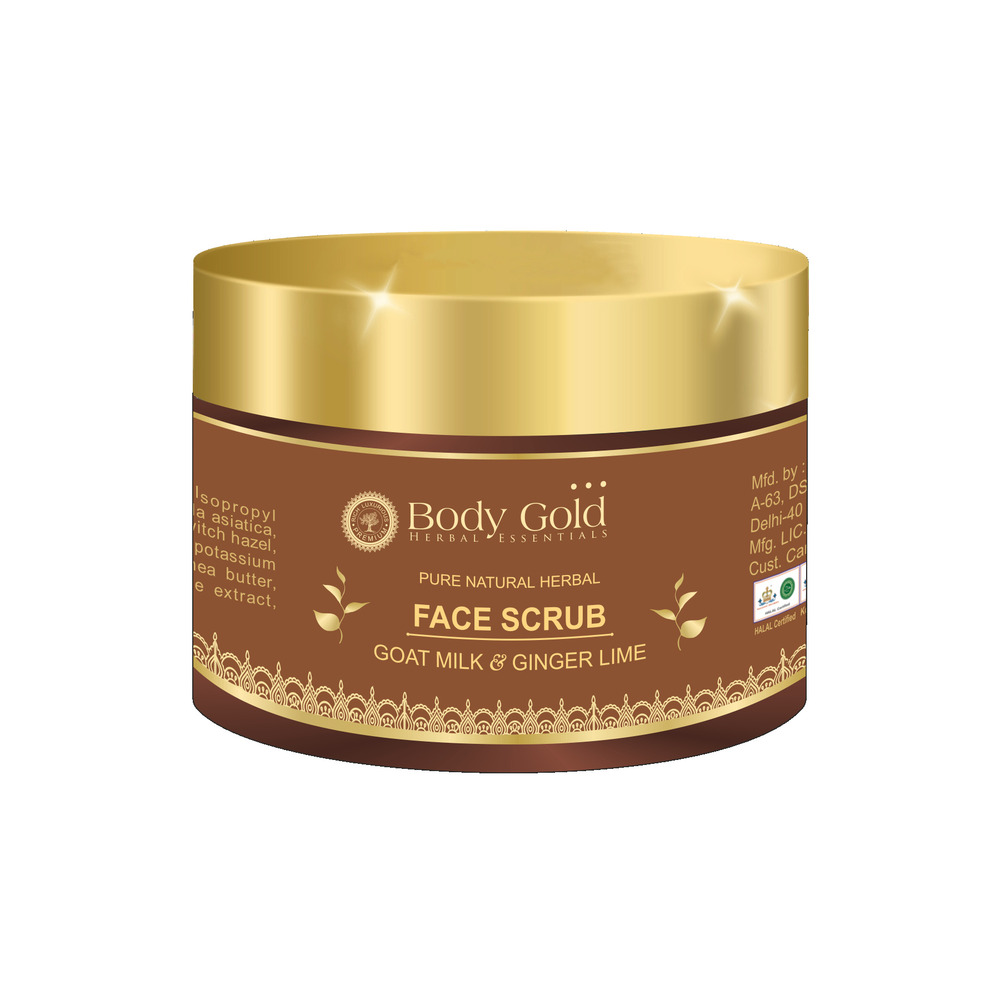 FACE SCRUB- GOAT MILK & GINGER LIME FC-02