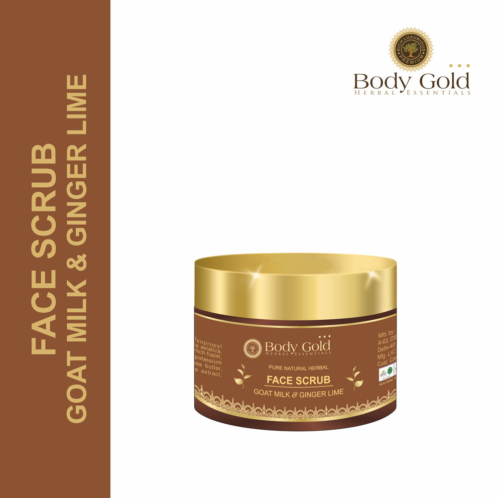 FACE SCRUB- GOAT MILK & GINGER LIME FC-02