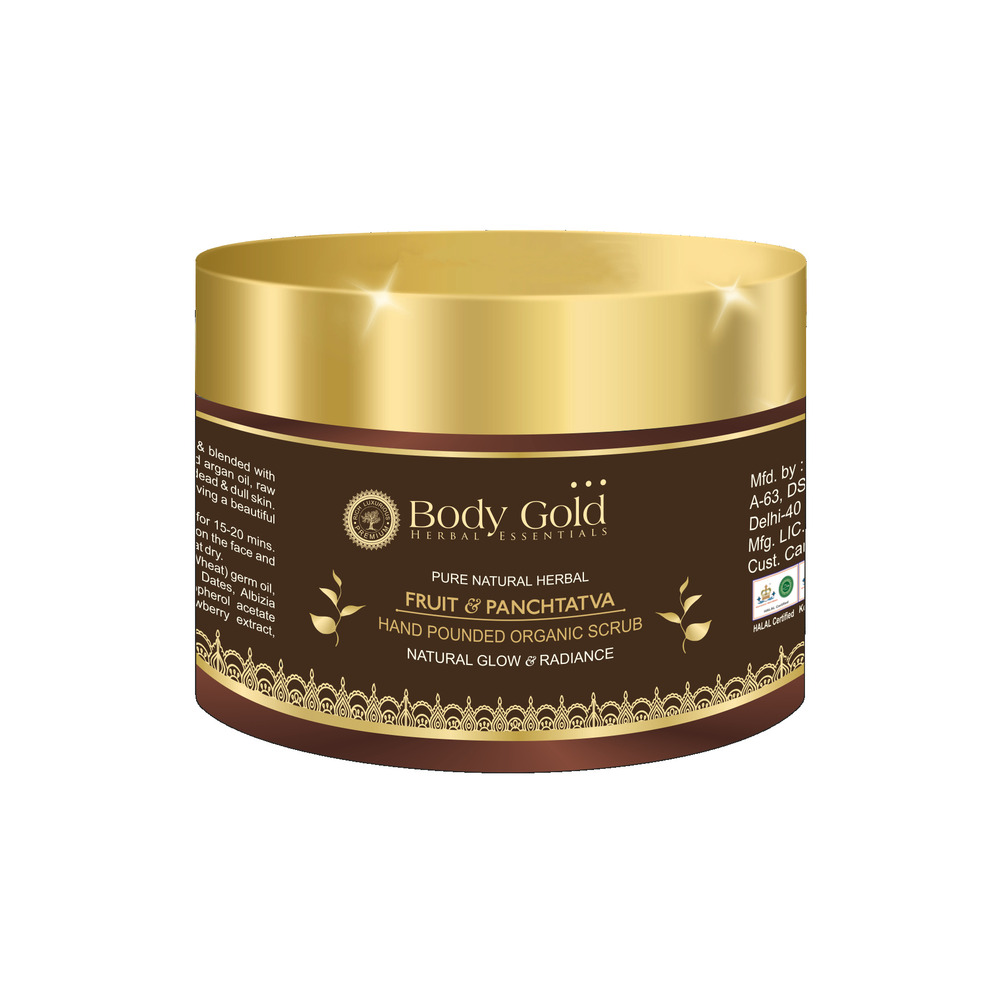 FACE SCRUB-HAND POUNDED ORGANIC SCRUB FC - 01