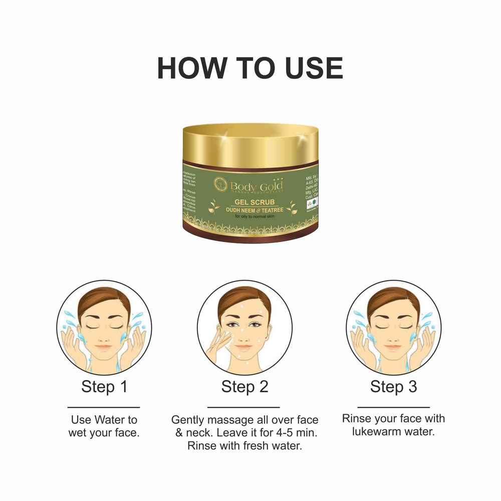 FACE SCRUB-OUDH KESAR & TEATREE  FC-04