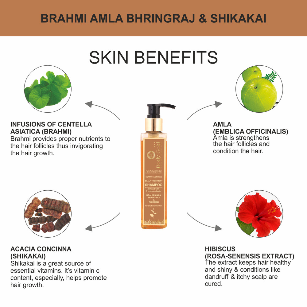 BRAHMI AMLA BHRINGRAJ & SHIKAKAI HS 03 SHAMPOO