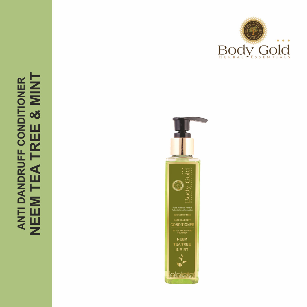 Neem Tea Tree & Mint Hc Conditioner - 400ml Flip Top Bottle, Natural Greenish White, Smooth Creamy | Paraben Free, Sulphate Free, Dermatologically Tested, Anti-dandruff, Cooling, Nourishing